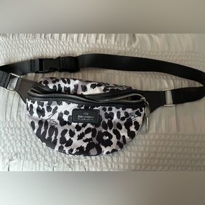 Leopard satin Fanny pack
